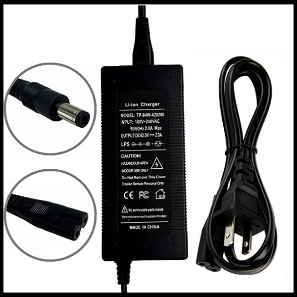 Gotrax Electric Bike 42V 2A 5A Charger For 36v Jetson Hiboy S2 Pro